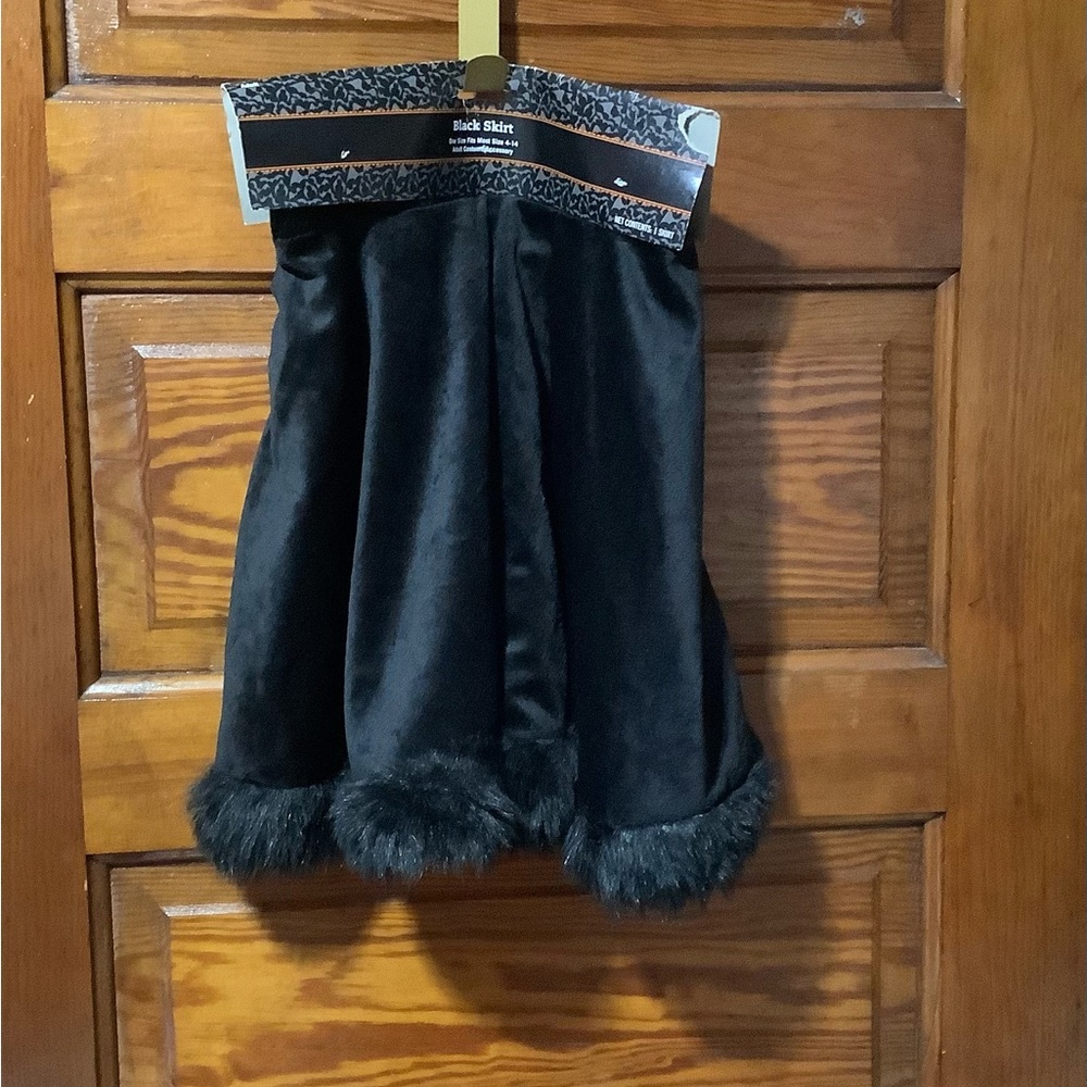 New adult black Halloween skirt
